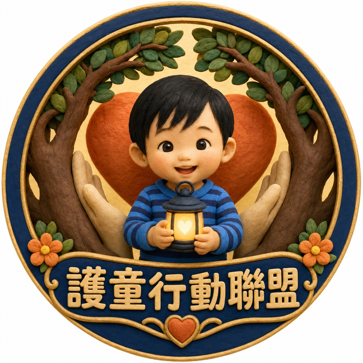 志工LOGO－燈火守護