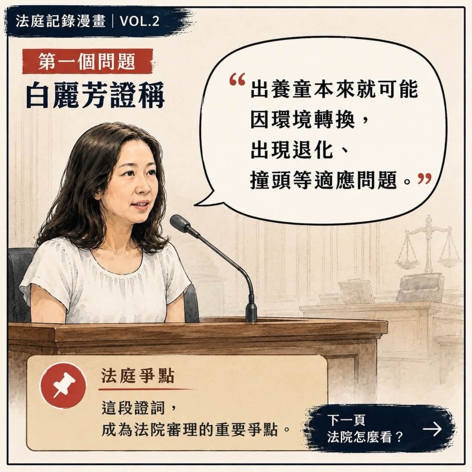 法庭紀錄漫畫 VOL.2|第 2 頁
