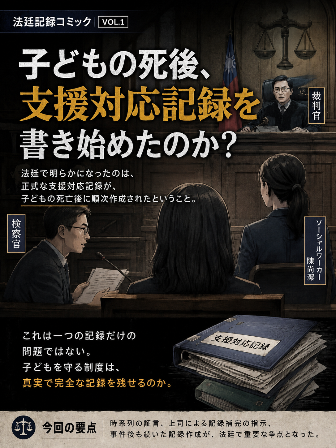 法廷記録コミックス VOL.1|1ページ目